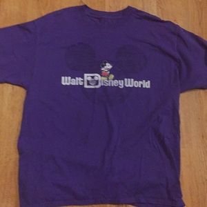 Purple Walt Disney World Mickey Mouse Tee Shirt